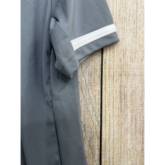 Arizona Sun Devils Adidas Quarter Zip Shirt Team Issued M Gray White Climacool - Picture 4 of 8